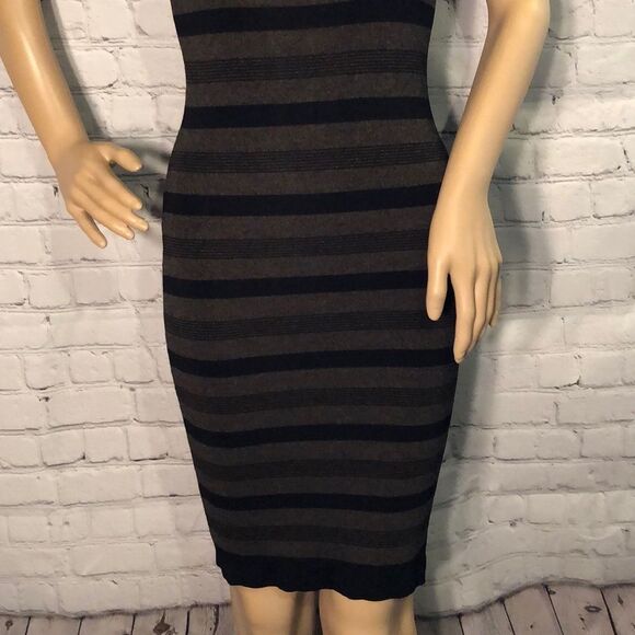 Max Studio Sleeveless Bodycon Striped Dres… - Picture 3 of 10
